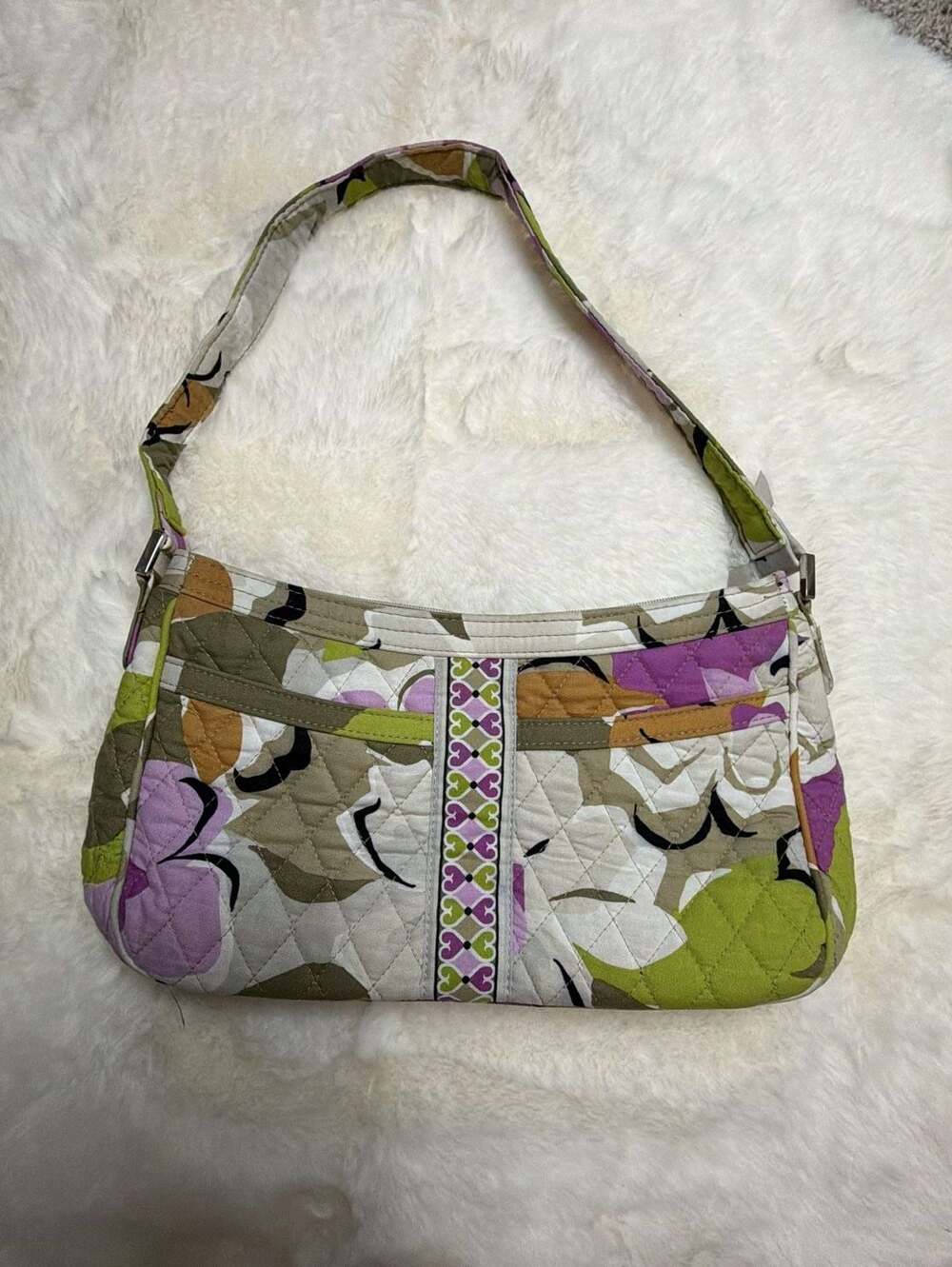 Vera Bradley Quilted Floral Shoulder Bag